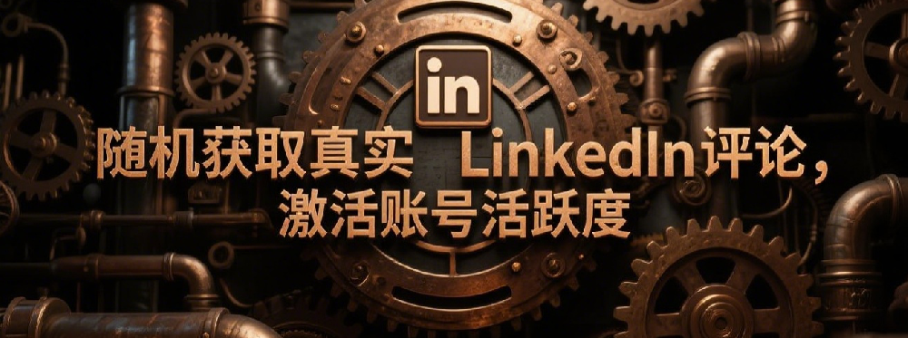 随机获取真实LinkedIn评论，激活账号活跃度.png